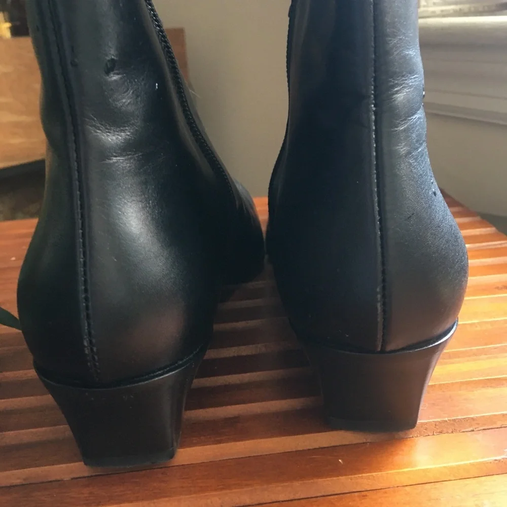 Aquatalia Black Leather Boots - Picture 4 of 8